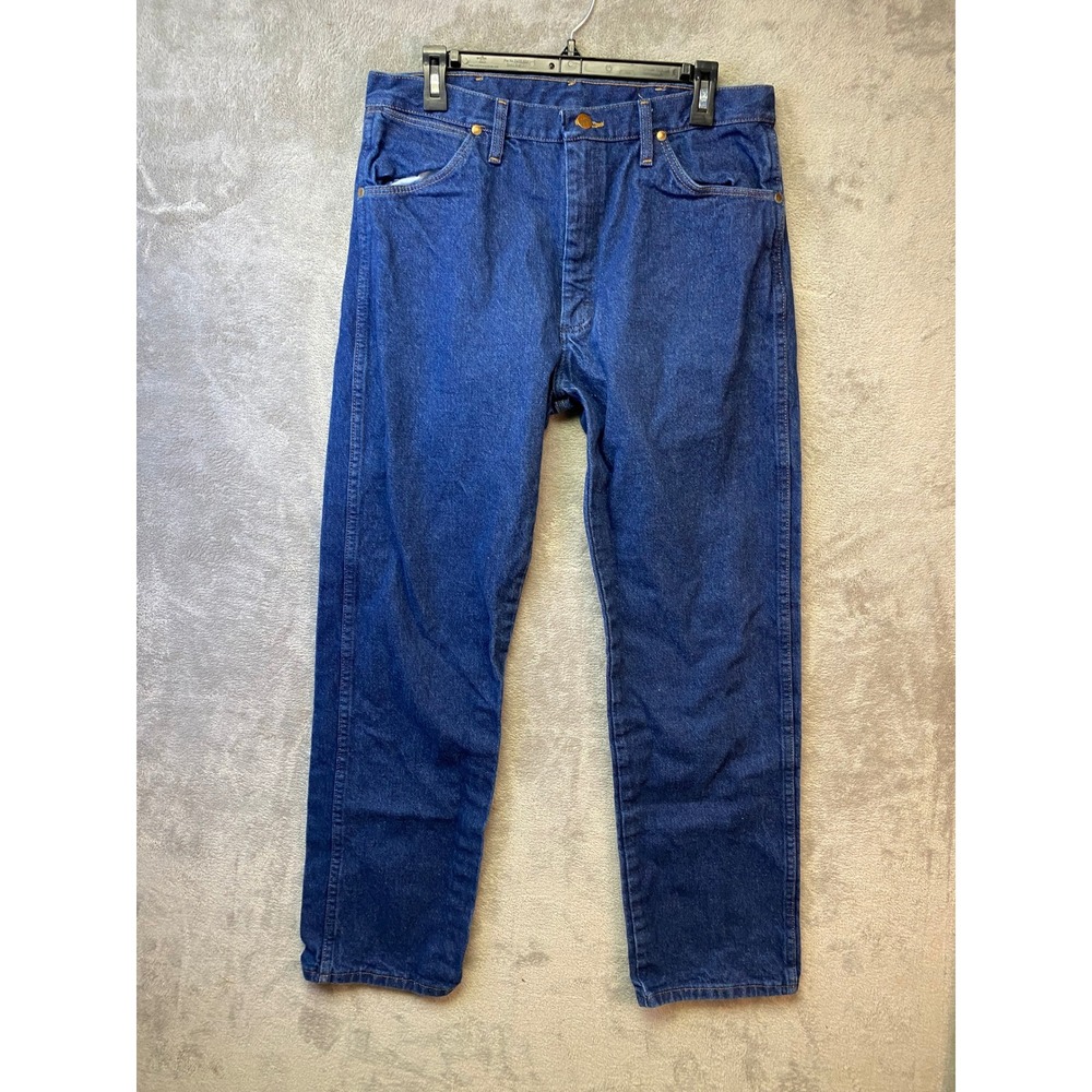 Wrangler 13MWZPW Cowboy Cut Original Fit Indigo Jeans Mens 34 x 32